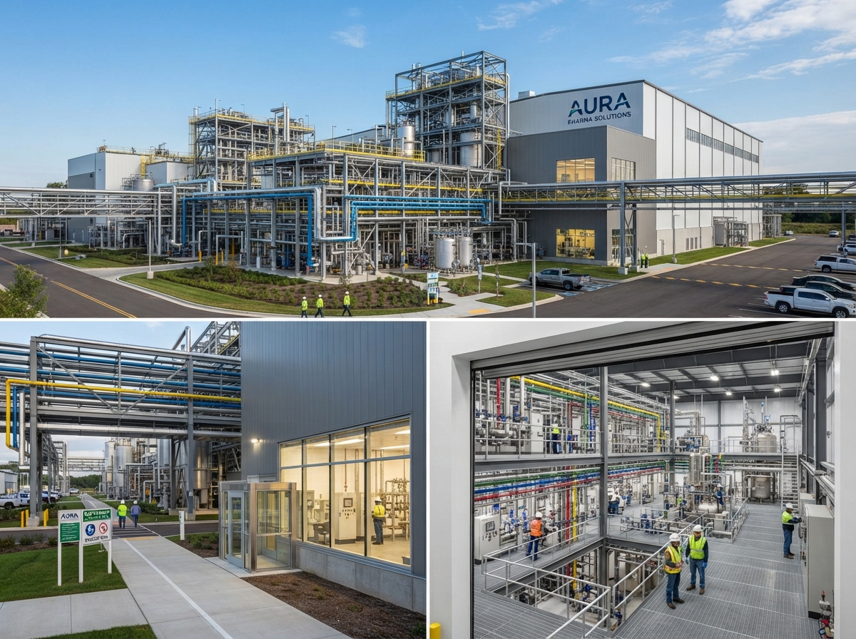 Contemporary industrial plant infrastructure